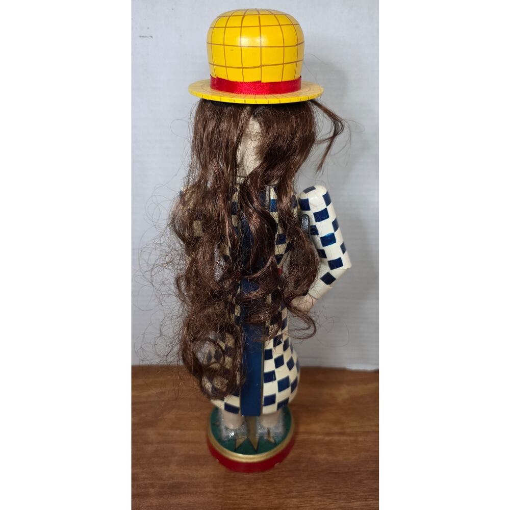 Vtg. 2005 Dorothy with Toto Wooden Nutcracker Wizard of Oz - Picture 3 of 8